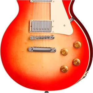 Custom Cheap LP Standard '50s Plain Top Limited-Edition Electric Guitar Washed Cherry Sunburst - Image 3