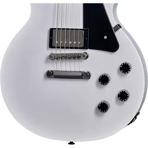 Custom Cheap LP Modern Studio Electric Guitar Worn White - Image 3