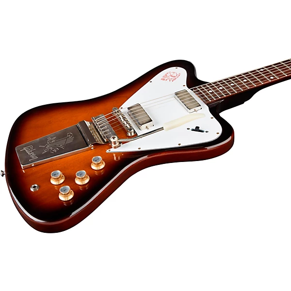 Custom Cheap 1965 Non-Reverse Firebird V With Maestro Vibrola Electric Guitar Vintage Sunburst - Image 3
