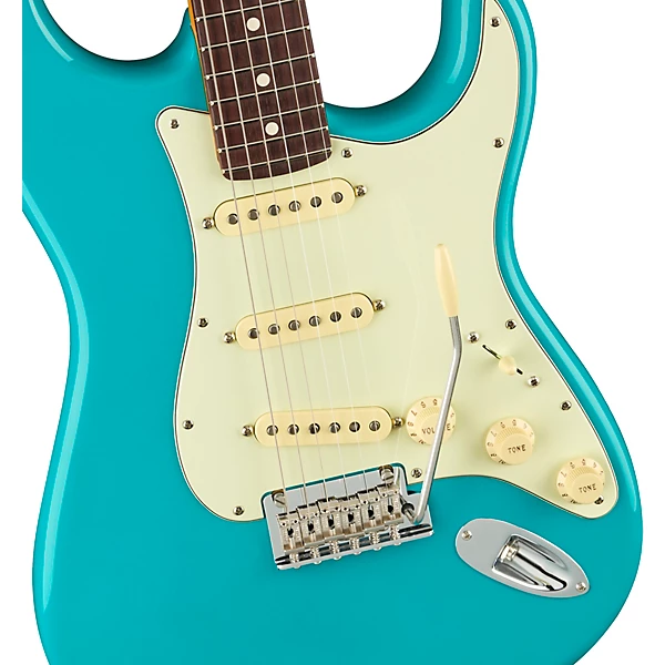Custom Cheap American Professional II ST Rosewood Fingerboard Electric Guitar Miami Blue - Image 3