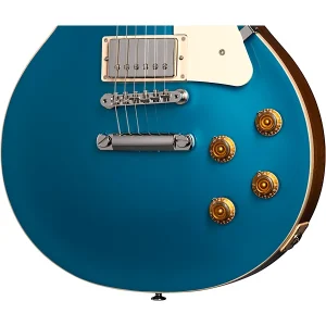Custom Cheap LP Standard '50s Plain Top Electric Guitar Cardinal Pelham Blue - Image 3