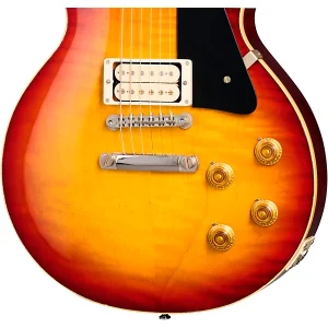 Custom Cheap LP Jeff Beck "YardBurst" 1959 Standard Electric Guitar Dark Cherry Sunburst - Image 3