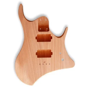 DIY Headless Style Electric Guitar Kits Mahogany Body Hard Maple neck You Build - Image 4
