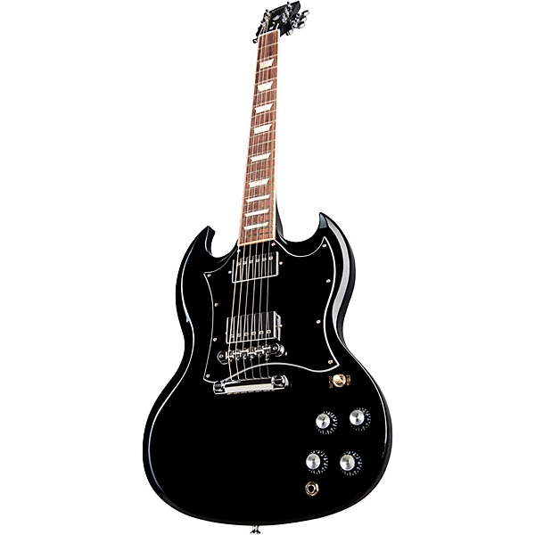 Custom Cheap SG Standard Electric Guitar Ebony - Image 3