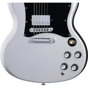 Custom Cheap Standard Electric Guitar Silver Mist - Image 4