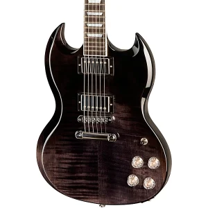 Custom Cheap SG Modern Electric Guitar Trans Black