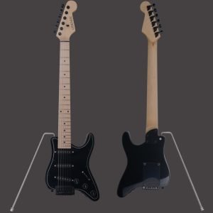 Custom Cheap Travel Electric Guitar ST-04 Black