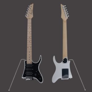 Custom Cheap Travel Electric Guitar 7V-02 White