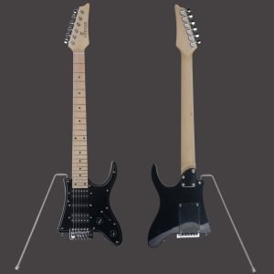 Custom Cheap Travel Electric Guitar 7V-04 Black