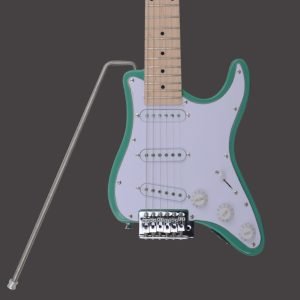 Custom Cheap Travel Electric Guitar ST-05 Green - Image 5
