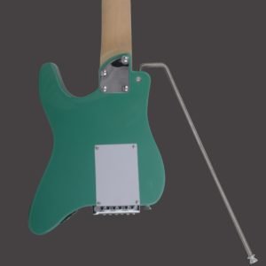 Custom Cheap Travel Electric Guitar ST-05 Green - Image 4