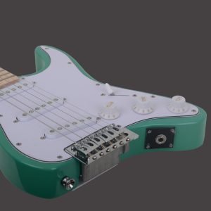 Custom Cheap Travel Electric Guitar ST-05 Green - Image 2