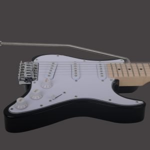 Custom Cheap Travel Electric Guitar ST-03 White - Image 2