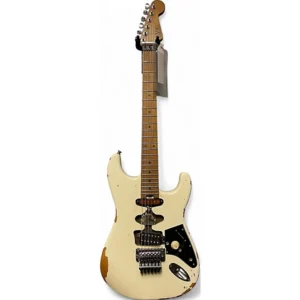 EVH Frankenstein Relic Series White Solid Body Electric Guitar