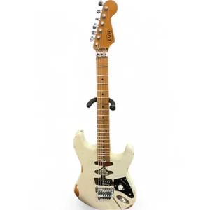 EVH FRANKIE RELIC Olympic White Solid Body Electric Guitar