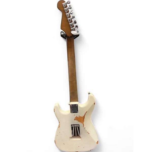 EVH FRANKENSTEIN SERIES RELIC EVH2302220 relic white Solid Body Electric Guitar - Image 3