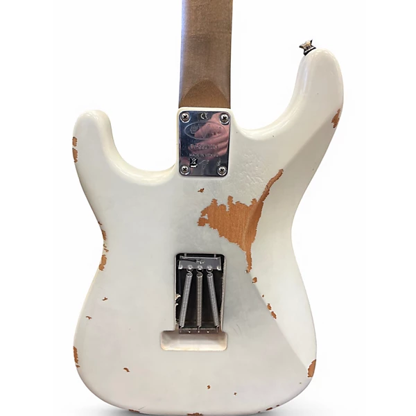 EVH FRANKENSTEIN SERIES RELIC EVH2302220 relic white Solid Body Electric Guitar - Image 4