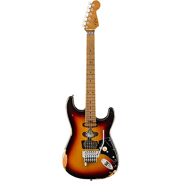 EVH Frankenstein Relic Series Electric Guitar Silverburst