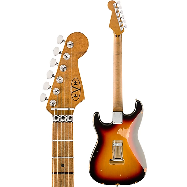 EVH Frankenstein Relic Series Electric Guitar Silverburst - Image 4