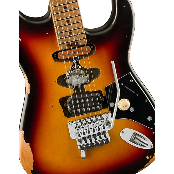 EVH Frankenstein Relic Series Electric Guitar Silverburst - Image 5