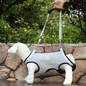 Otenee Elderly dog hind leg assist backpack pet leash, medium and small disability dog auxiliary pulling traction belt