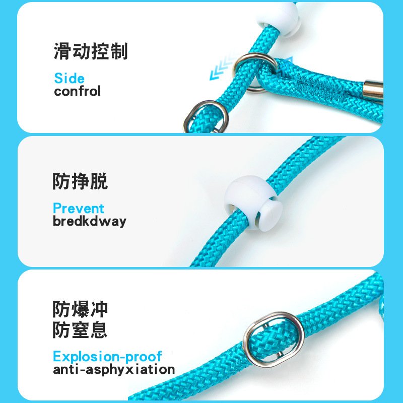 Otenee Amazon Dog Leash P-chain for small to medium dogs, explosion-proof chest and back walking dog leash for puppies, pet walkers available on stock - Image 2