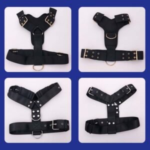 Otenee Customized Dog Universal Pet Chest Back 6-Section Adjustable Anti-Slip and Anti-Escape I-Beam Pet Chest Strap