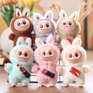 Otenee Cute and adorable generation of Coca-Cola rubberized fabric hanging decorations, plush toy dolls, small rabbit bags, hangings, keychains