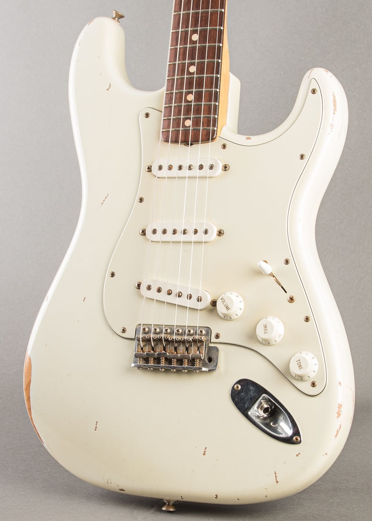 Fender Custom Shop 60s Stratocaster Relic 1999, Olympic White - Image 3