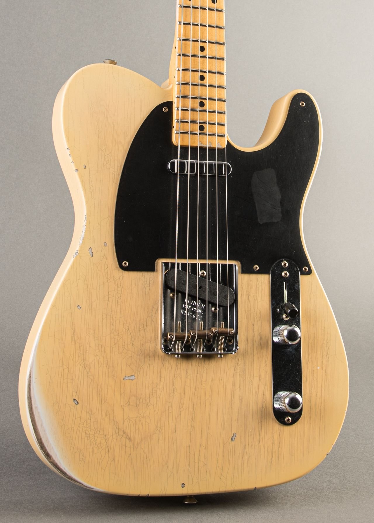 Fender Custom Shop B4 '54 Telecaster Relic 2025, Blonde - Image 4