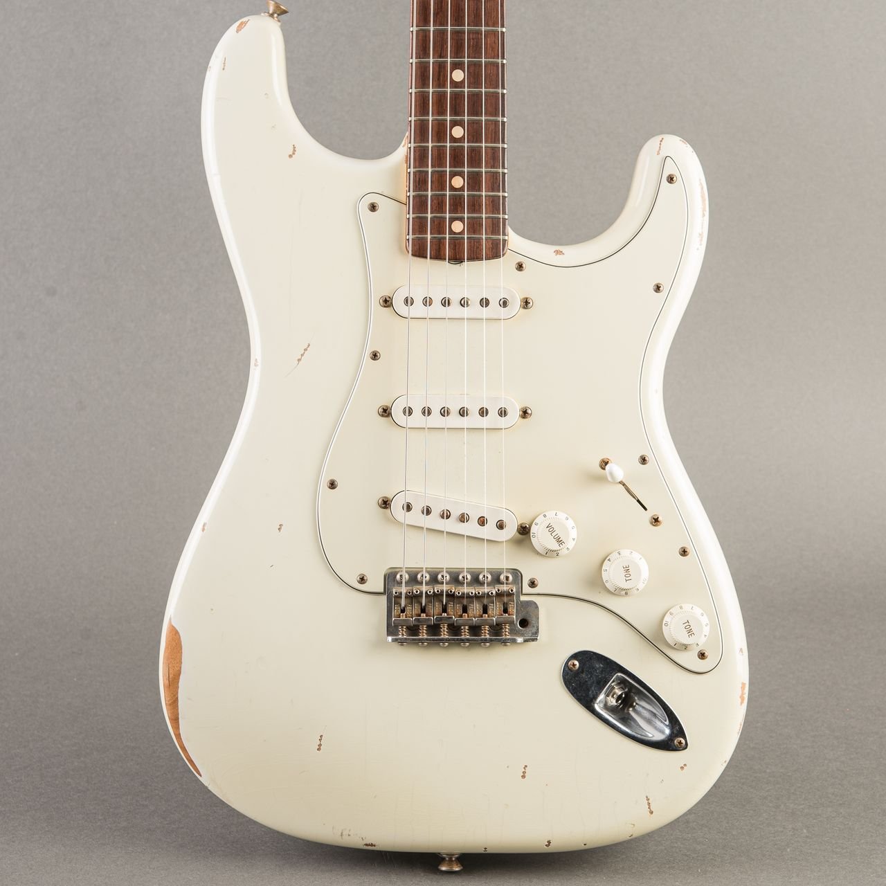 Fender Custom Shop 60s Stratocaster Relic 1999, Olympic White - Image 8