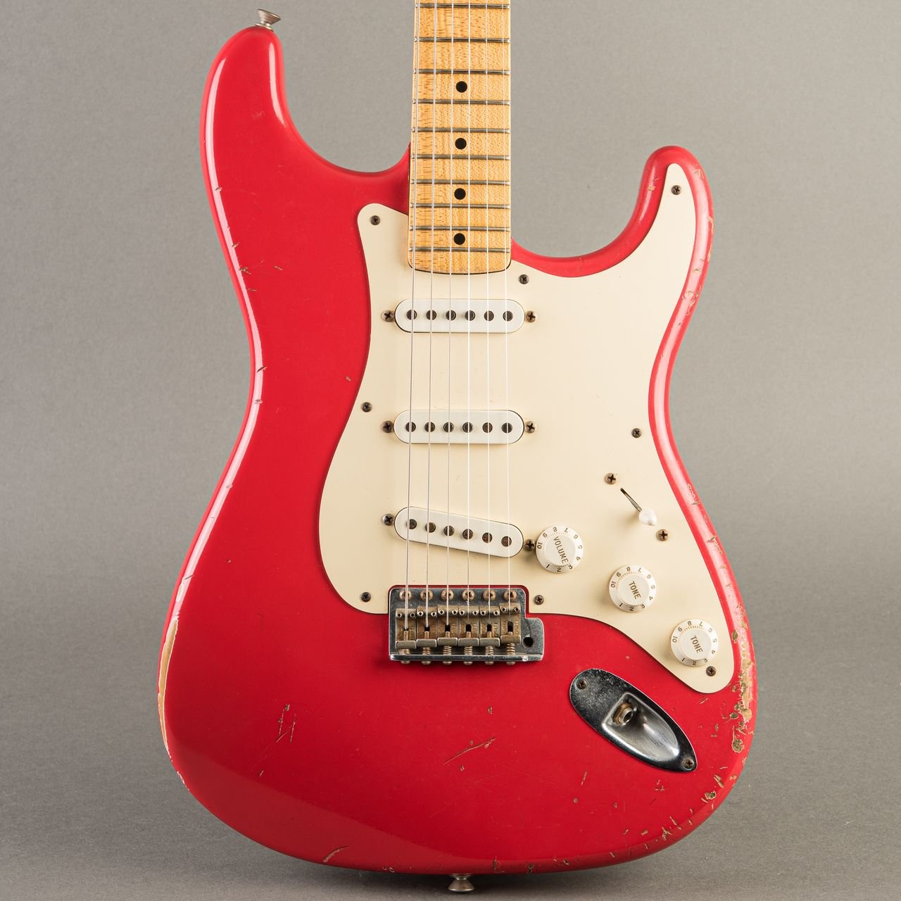 Fender Custom Shop 1956 Stratocaster Relic 2008, Hot Rod Red - Image 4