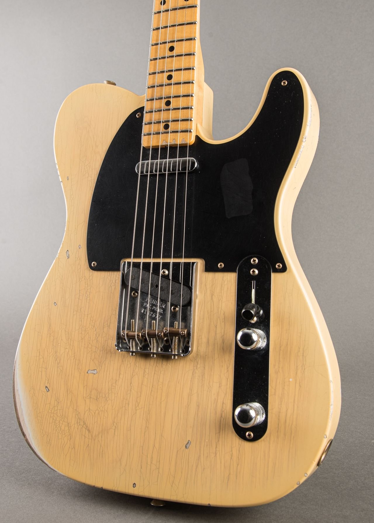 Fender Custom Shop B4 '54 Telecaster Relic 2025, Blonde - Image 6