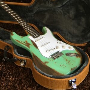 Made in China with postage Tobacco green gradient