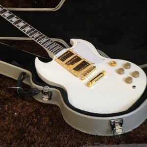 Made in China with postage White Gibson LP