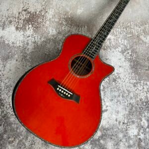 Made in China with postage PS14 spruce face is only behind ebony side. Orange panel with armrest. 1200