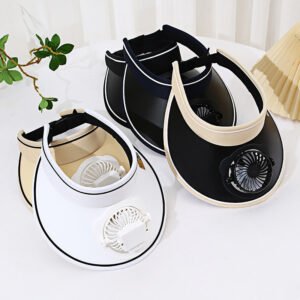 Otenee A rechargeable fan-equipped hat for sun protection and UV resistance, suitable for summer outings and work